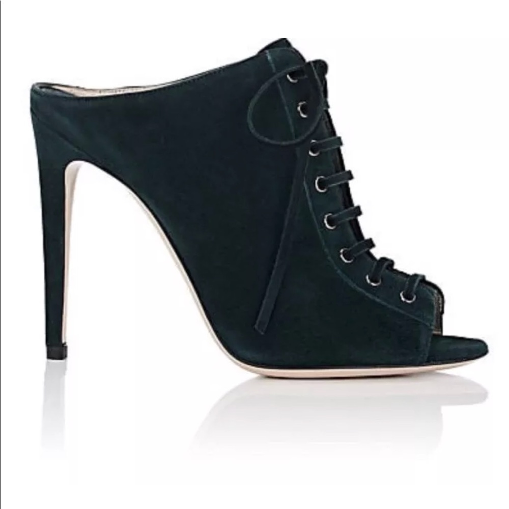 Miu Miu Lace-up Mules
